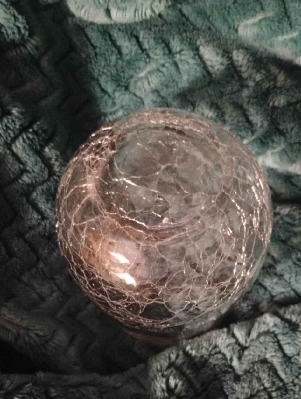 Pier One Stemless Crackle Wine Glass